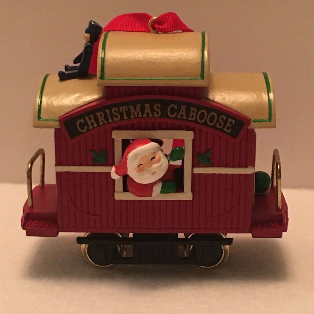 Hallmark Ornament - Christmas Caboose (Santa)